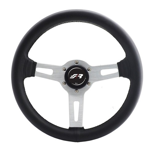 Volante sportivo pelle - , nera